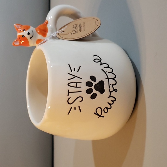 Stay Pawsitive Ceramic mug NWT - Picture 1 of 4